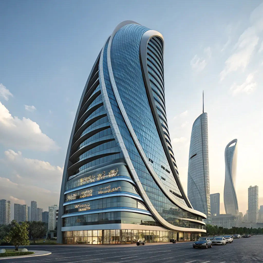 3D design for a multi-purpose building.