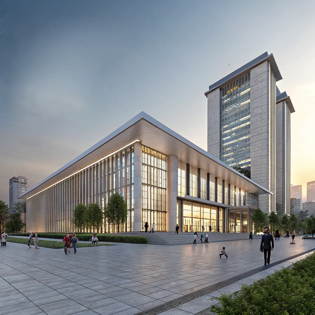 대규모 도서관 3D 설계