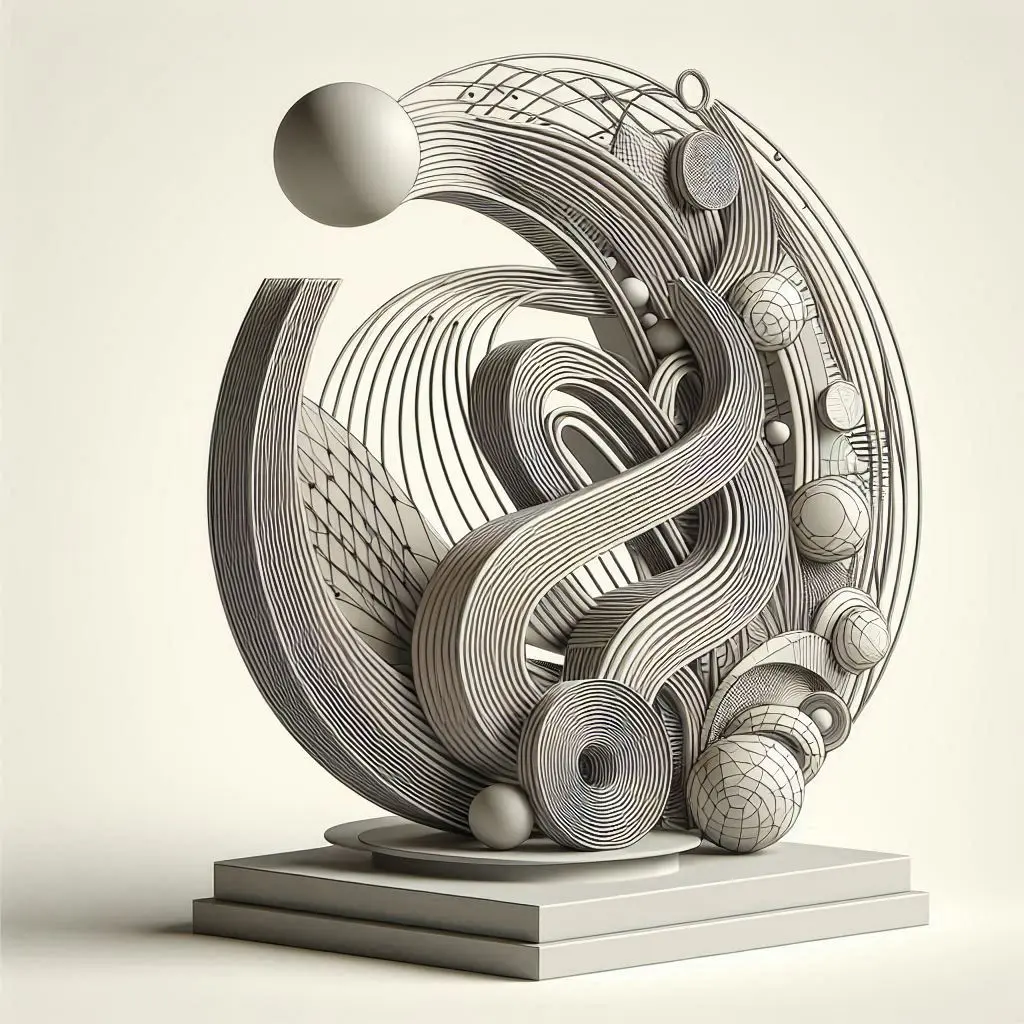3D design for artistic sculptures