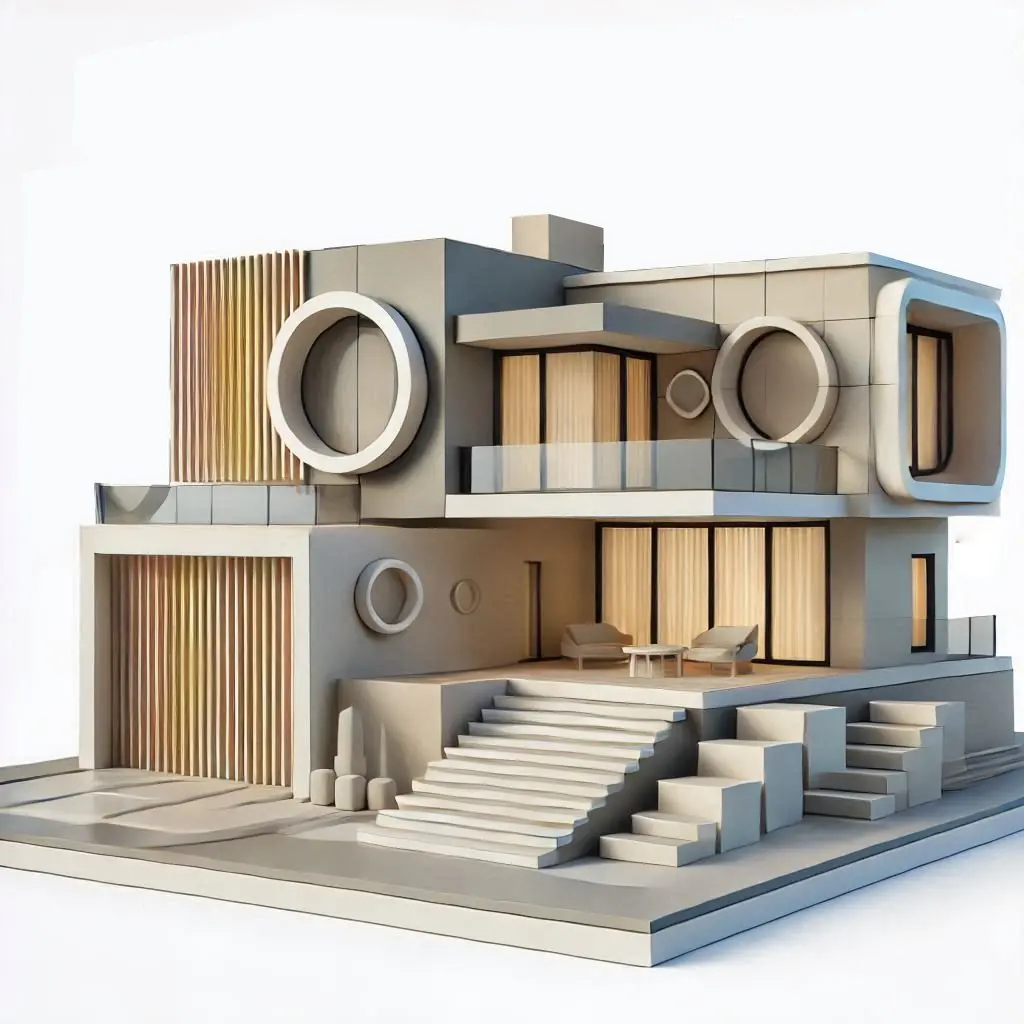 3D design for a multi-purpose building