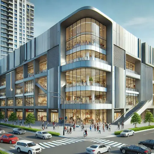 복합쇼핑몰 3D 설계