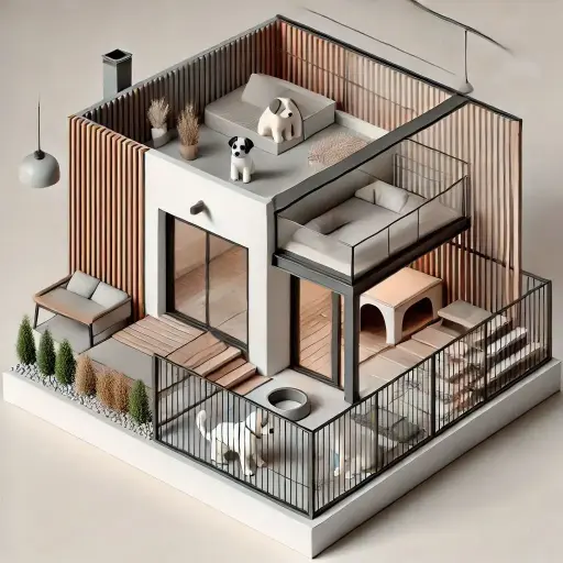 3D design for a pet shelter