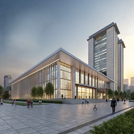 대규모 도서관 3D 설계