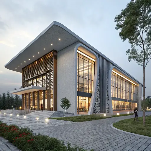소규모 도서관 3D 설계