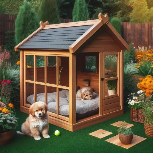 3D design for a pet shelter.
