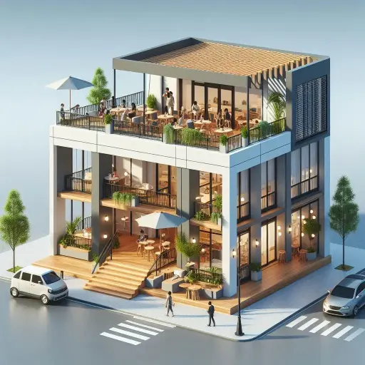 3D design for commercial buildings