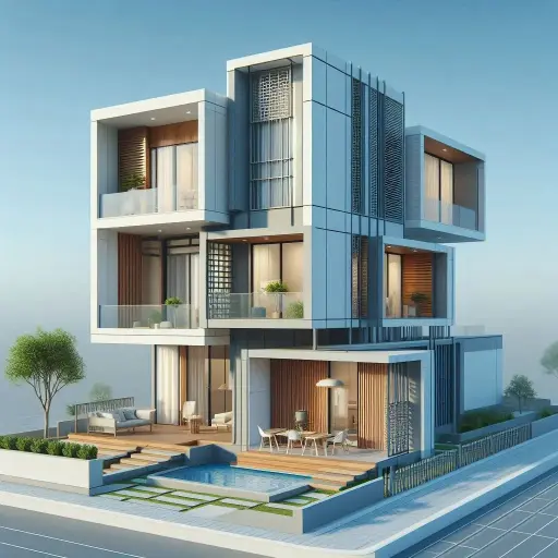 다세대 주택 3D 설계