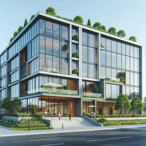 Office Building 3D Design