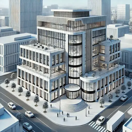 Office Building 3D Design