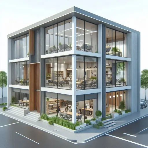 3D Design for Company Building